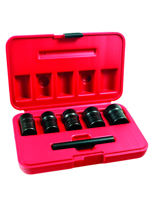 Five piece Twist Socket Set w/ Punch Five piece Twist Socket Set w/ Punch